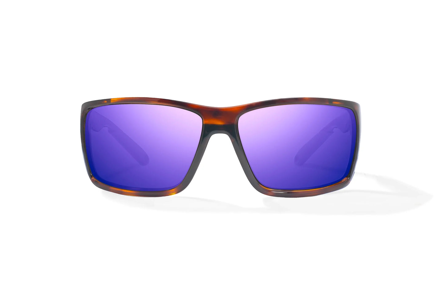 Bales Beach Brown Tortoise Gloss with Violet Mirror Glass Lenses