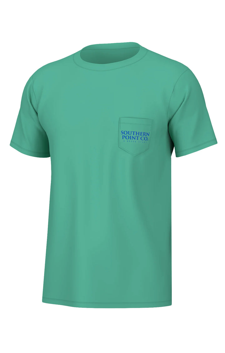 Beach Design Tee - Washed Jade