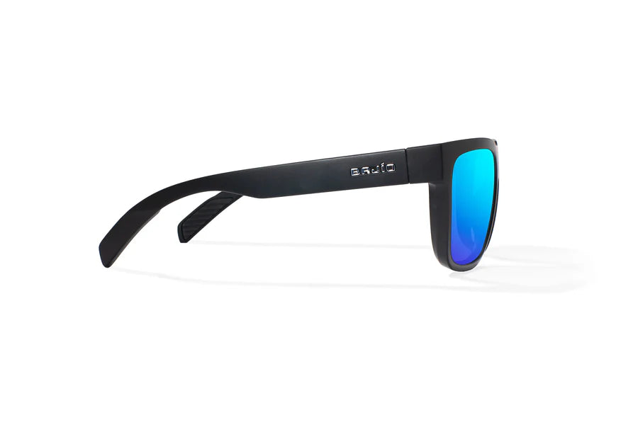 Caballo Matte Black with Blue Mirror Glass Lenses