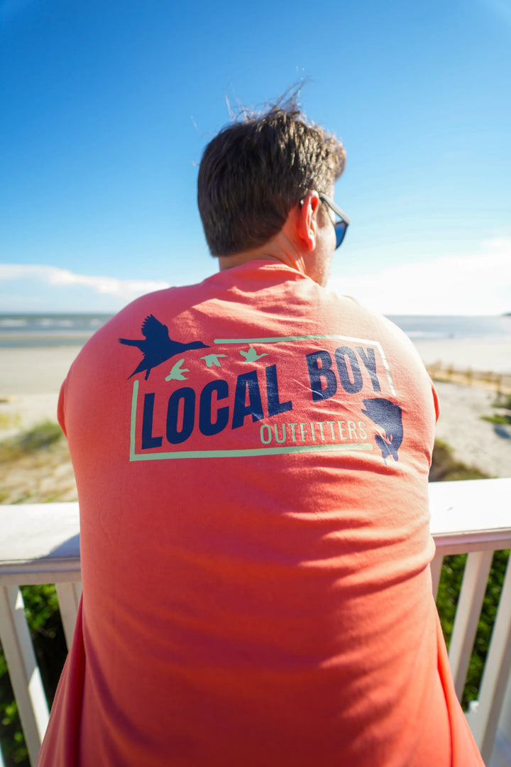 Cast & Blast 2.0 Tee - Coral