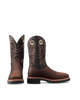 LongHaul Waterproof Square Composite Toe Work Boot - Tobacco & Black