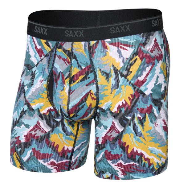 Quest Quick-Dry Mesh Boxer Brief Fly - Prism Peaks