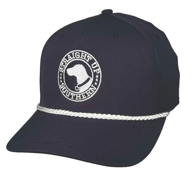 Circle Logo Rope Hat - Navy