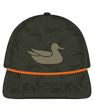 Sabine Rope Hat Duck Camo - Dark Olive