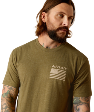 Ariat Freedom T-Shirt - Military Green