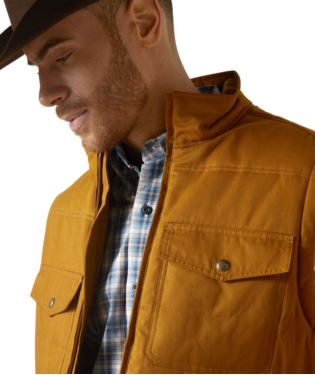 Grizzly 2.0 Canvas Vest - Chestnut