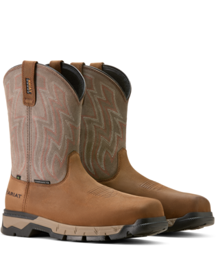 Rebar Flex SD Composite Toe Work Boot Distressed Brown