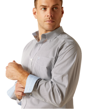 Wrinkle Free Wes Classic Fit Shirt - Peacoat