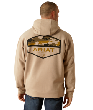 Camo Hex Hoodie - Beige