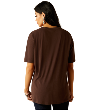 Women's Checkerboard SS Tee - Mole