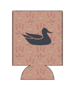 Marsh Morning Coozie - Washed Red
