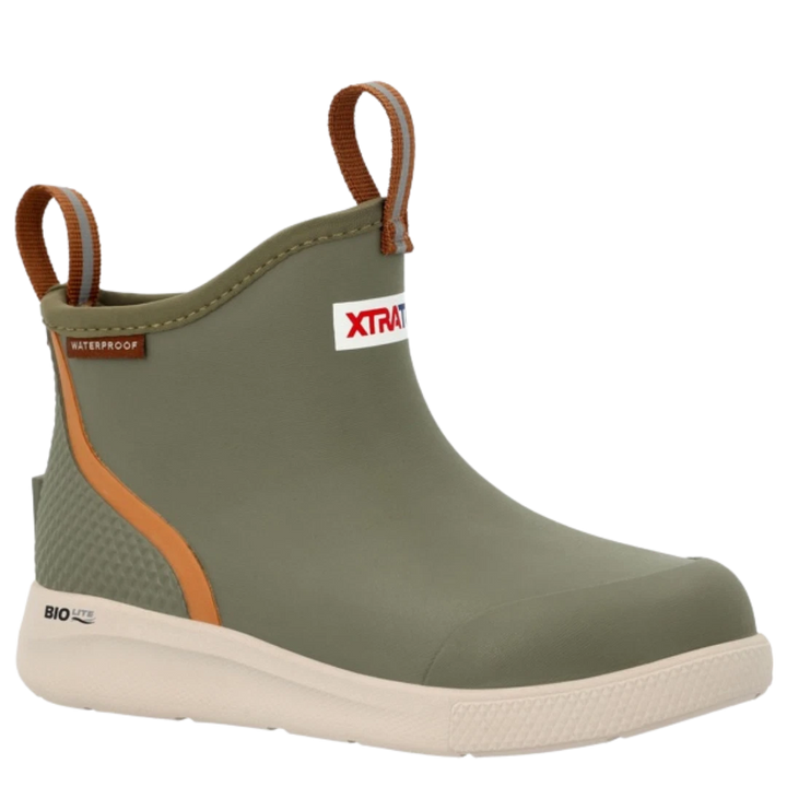 Kids Ankle Deck Boot Sport - Olive