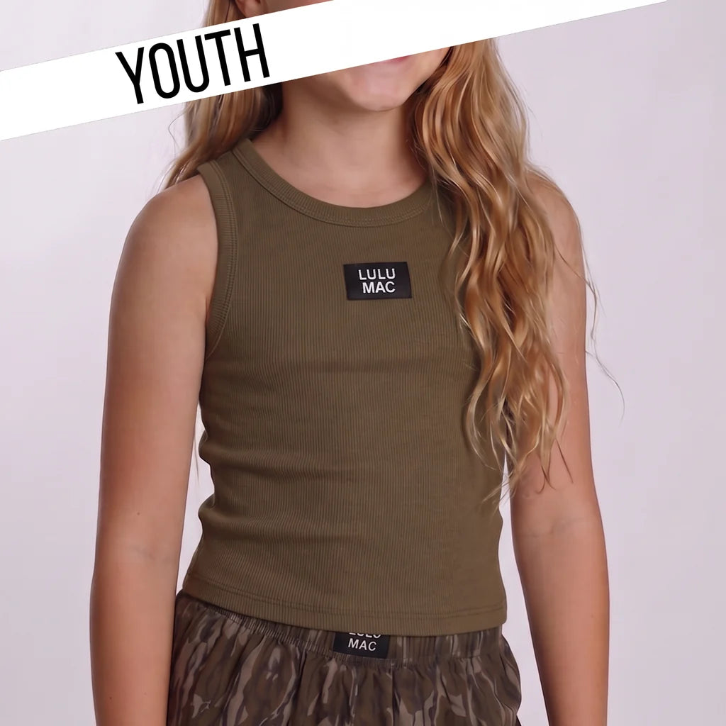DK OLIVE KIDS SOLID TANK