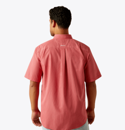 Wrinkle Free Duncan Classic Fit Shirt - Red