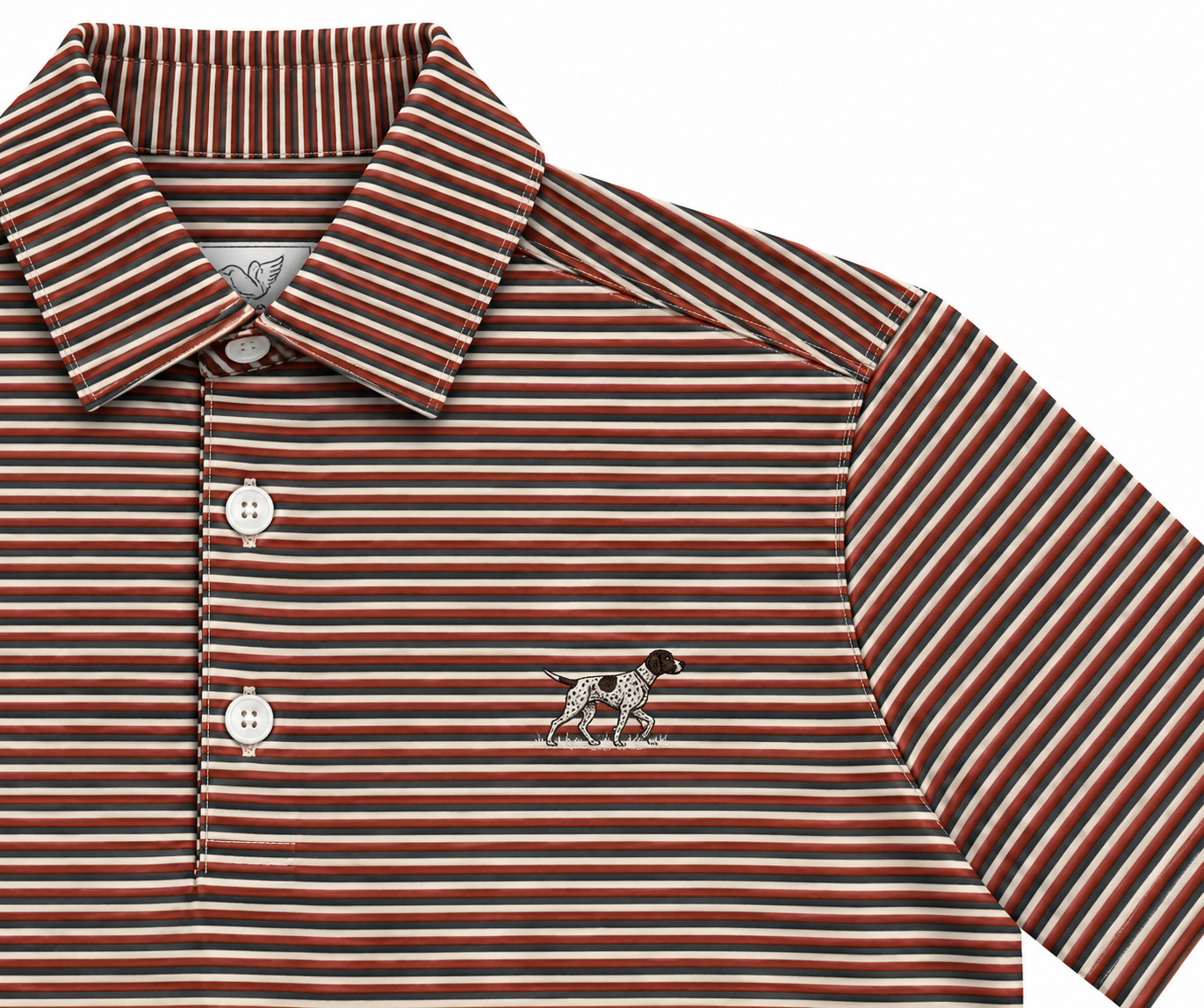 Pointer Performance Polo - Broomsedge Stripe