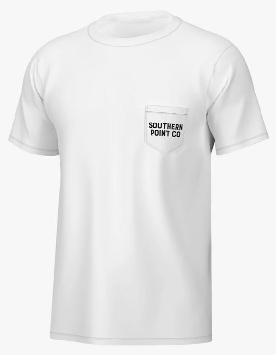 Turkey Feather Trio Short Sleeve- White