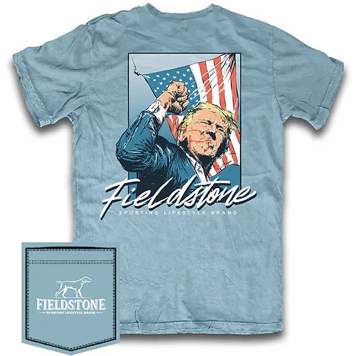 Trump Fight Tee - Saltwater