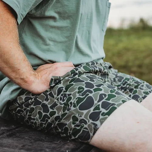 Youth Backwoods Camo Shorts