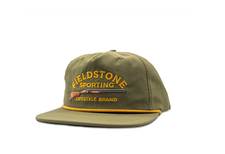 Shotgun Logo Rope Hat- Green/Gold