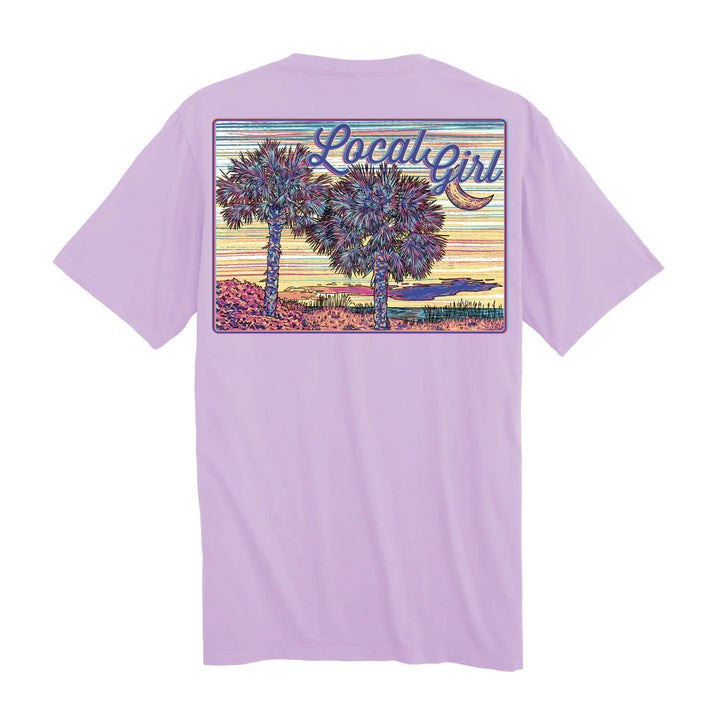 LG Palmetto Night Tee - Orchid