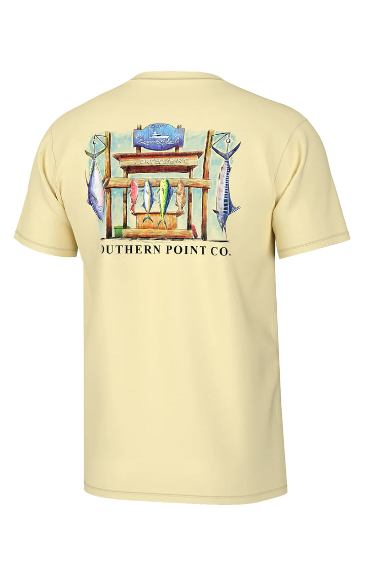 Fish Tails 25 Tee - Sunlight