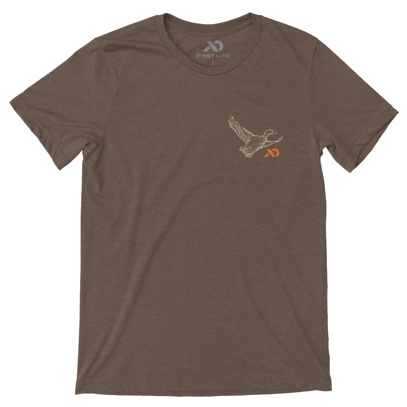 Flyways of North America T-Shirt - Heather Brown