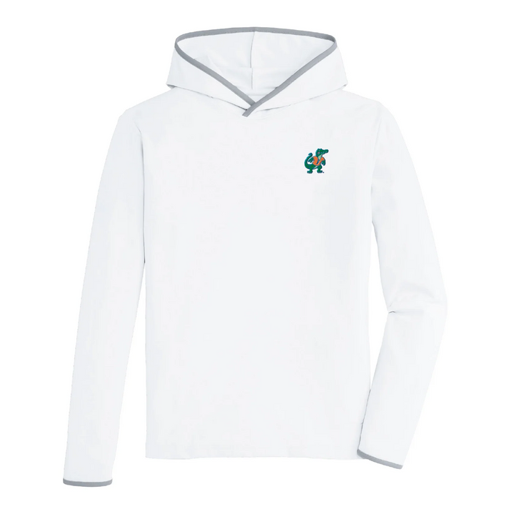 Florida Standing Gator Brendon Performance Hoodie - White