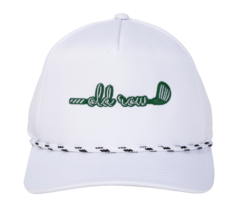 White Old Row Golf Club Rope Hat
