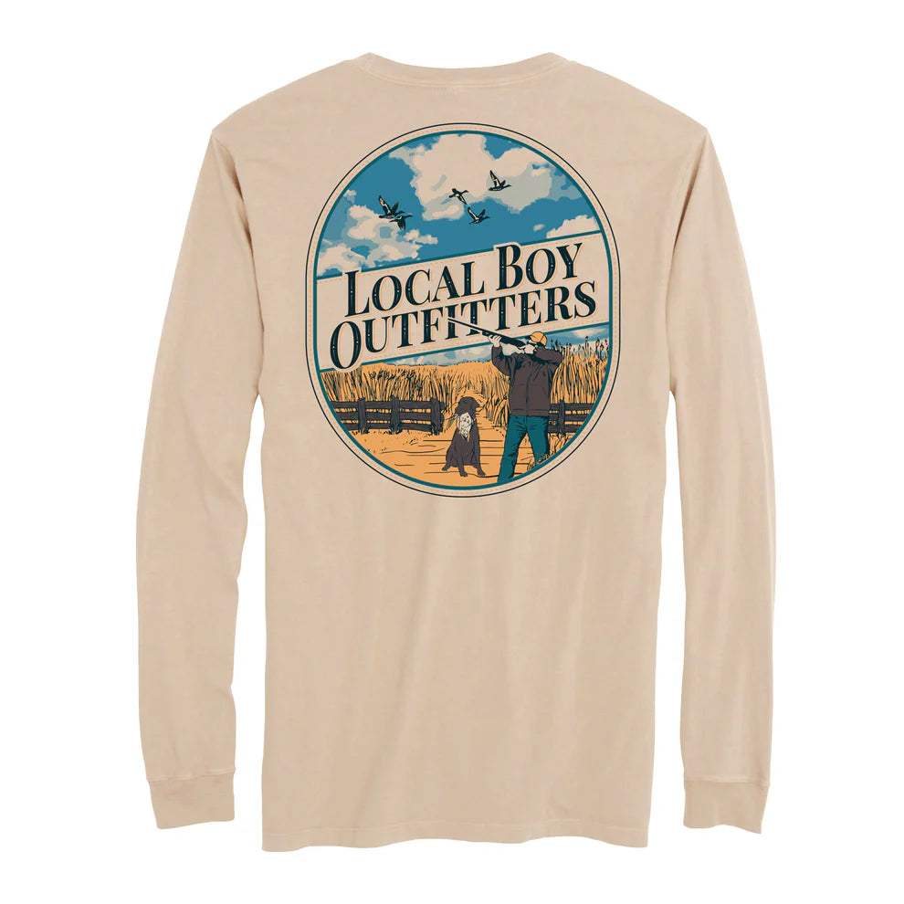 Harvest Hunt LS Tee - Latte