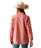 Women's VentTEK Stretch Shirt FADED - Rose Pinstripe