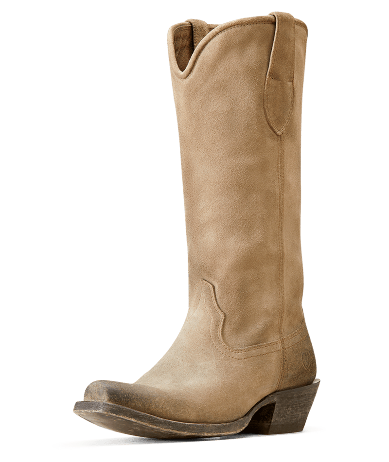 Memphis Western Boot - Burnt Taupe Suede