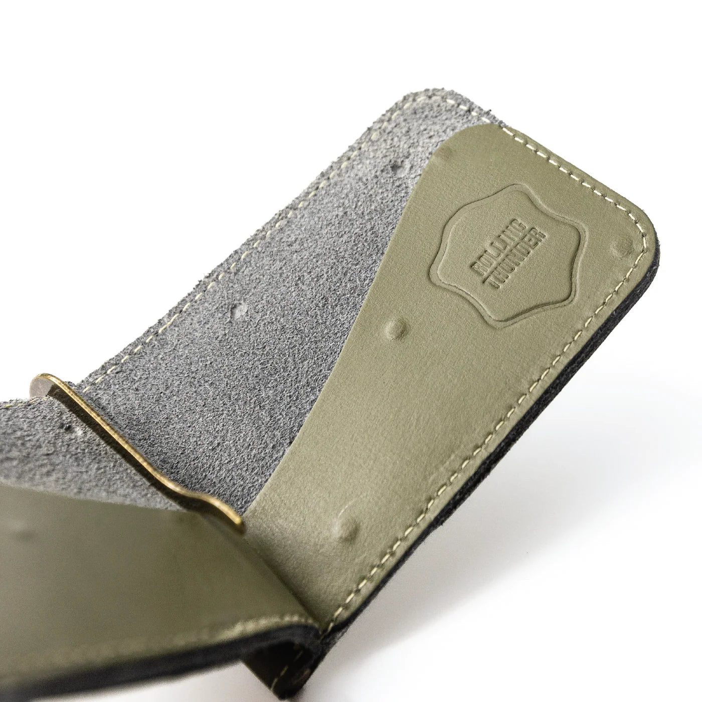Rolling Thunder Game Calls Leather Wallet w/ Mossy Oak In-lay