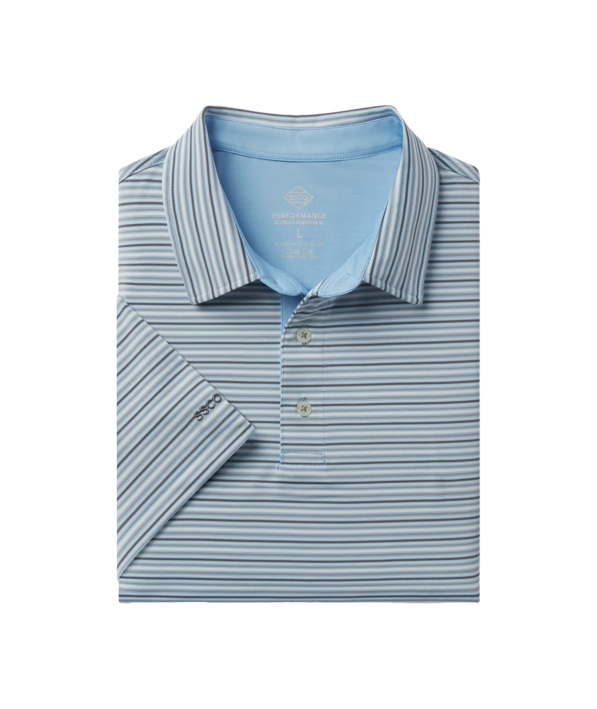 Riverbend Stripe Polo - Sweet Water