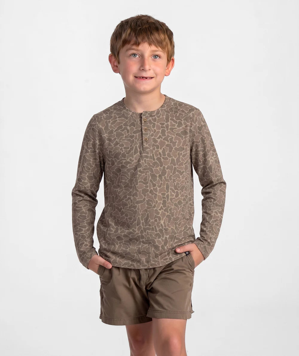 Youth Max Comfort Henley LS - Ranger