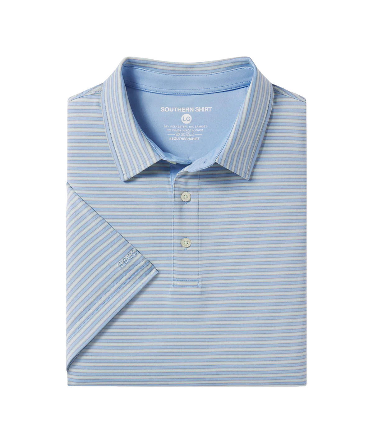 Scoreboard Stripe Polo - Tidewater