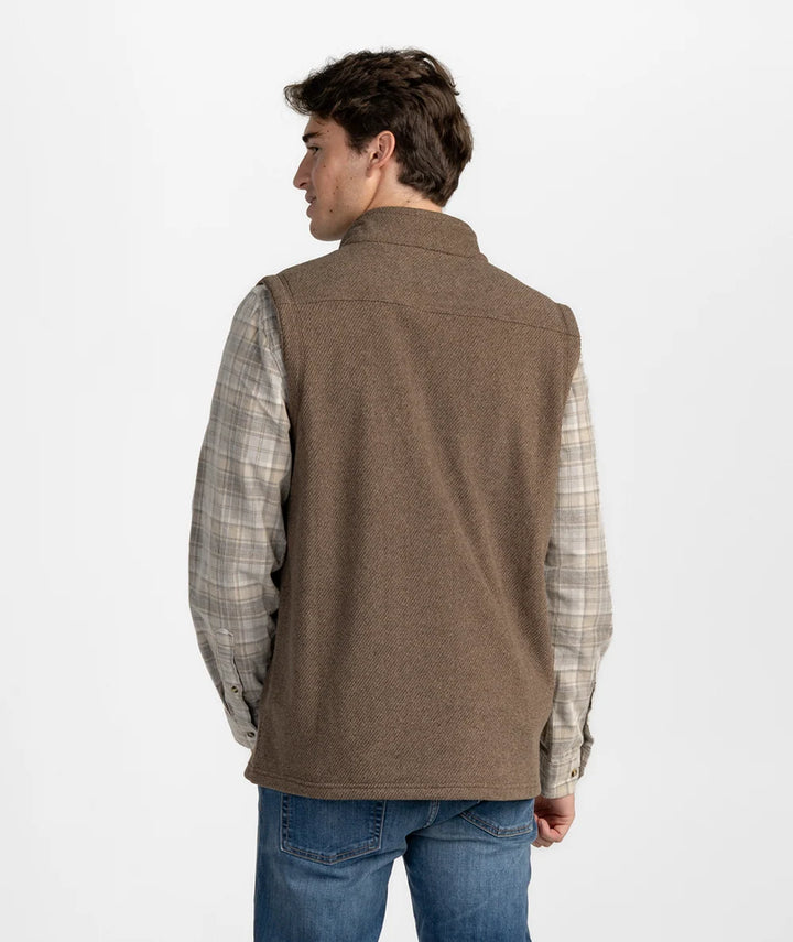 Brushline Fleece Vest - Espresso