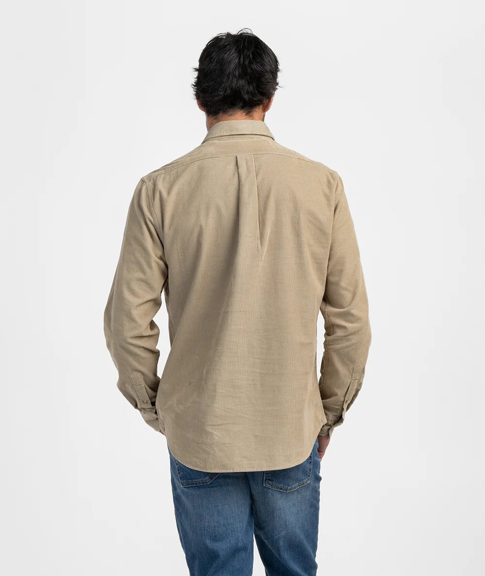 Fieldstone Cord Flannel - Mojave