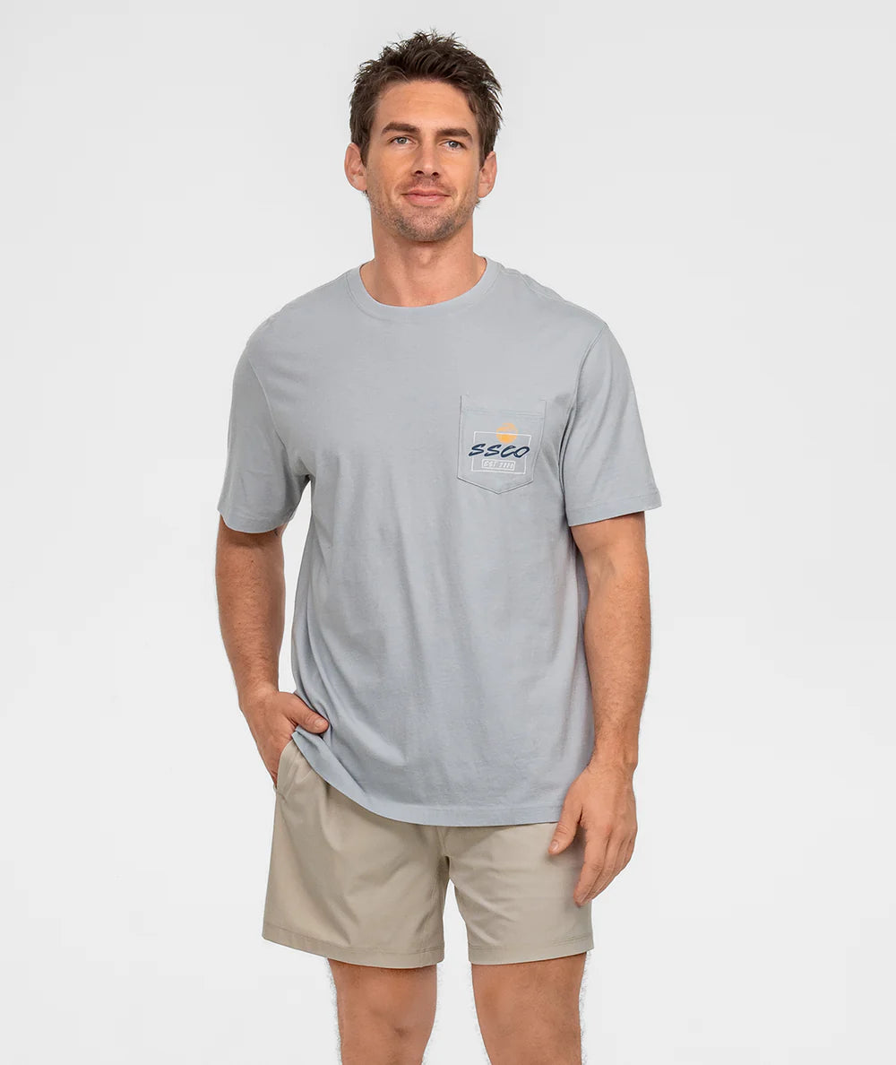 Bay Breeze Tee SS - Harbor Mist