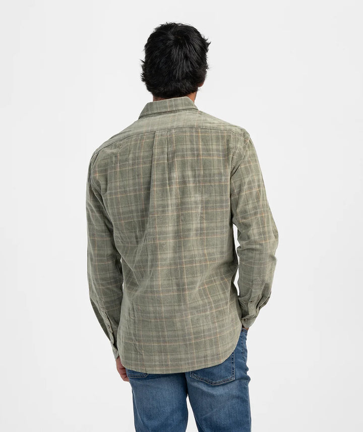 Braxton Lightweight Cord Flannel - Timberline