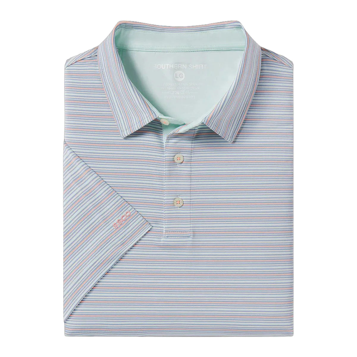 Sawgrass Stripe Polo - Blue Dream