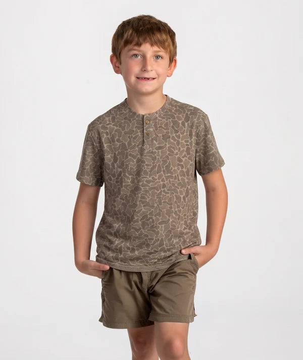Boys Max Comfort Henley SS - Ranger