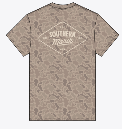 SEAWASH Originals Diamond SM - Camo/Burnt Taupe