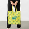Reusable Tote - Butter Blue Dot