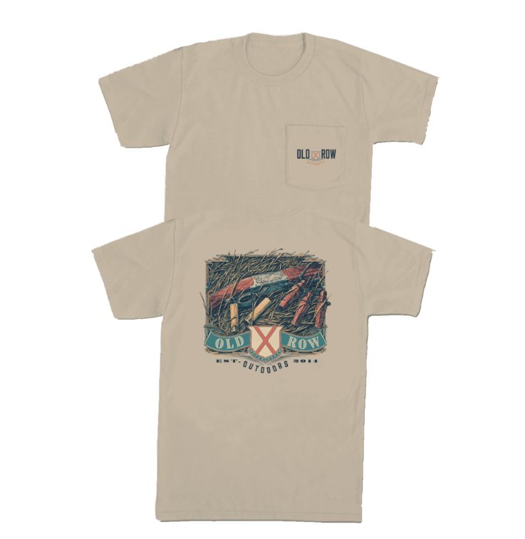 Outdoors Shell Pocket Tee - Tan