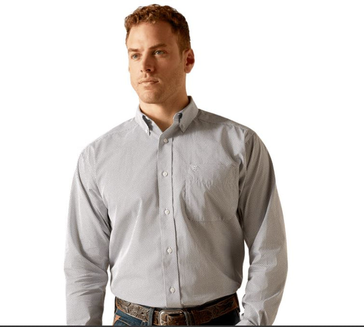 Wrinkle Free Wes Classic Fit Shirt - Peacoat
