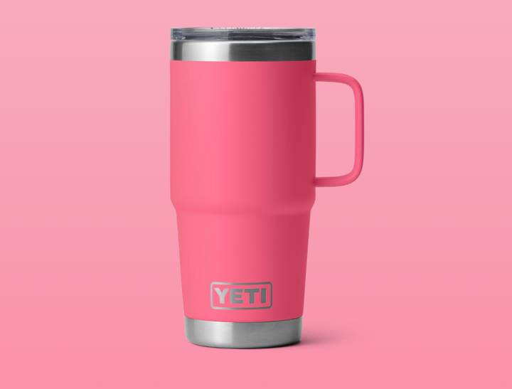 20 oz Travel Mug - Tropical Pink