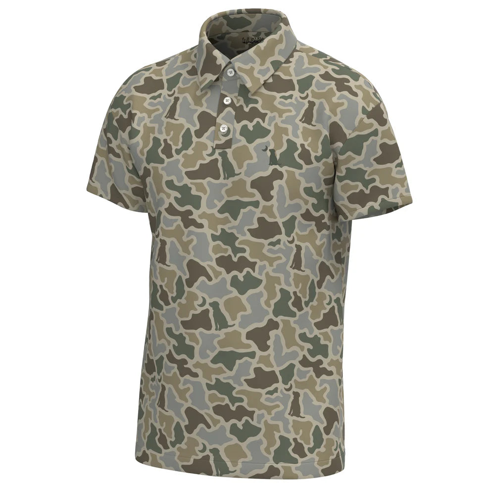 Dirty Myrtle Polo - Sand Dog & Moon Camo