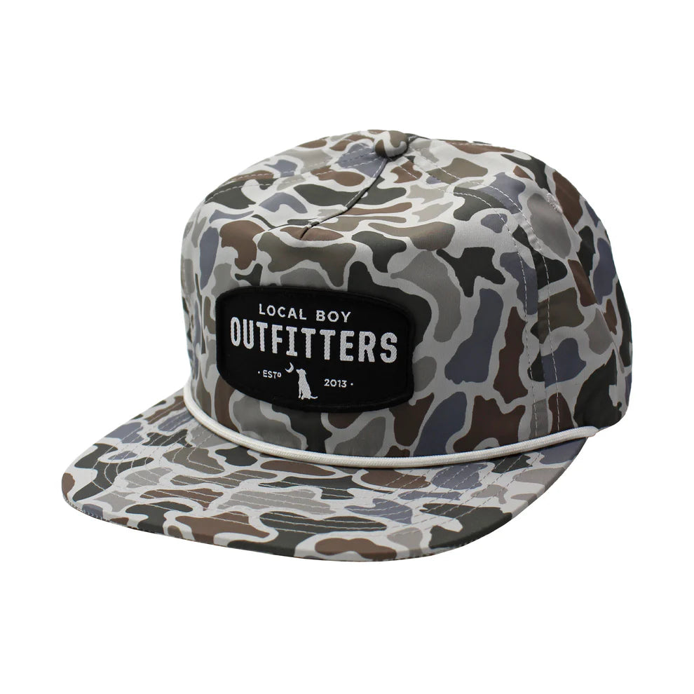 Woven Patch Low Profile Rope Hat