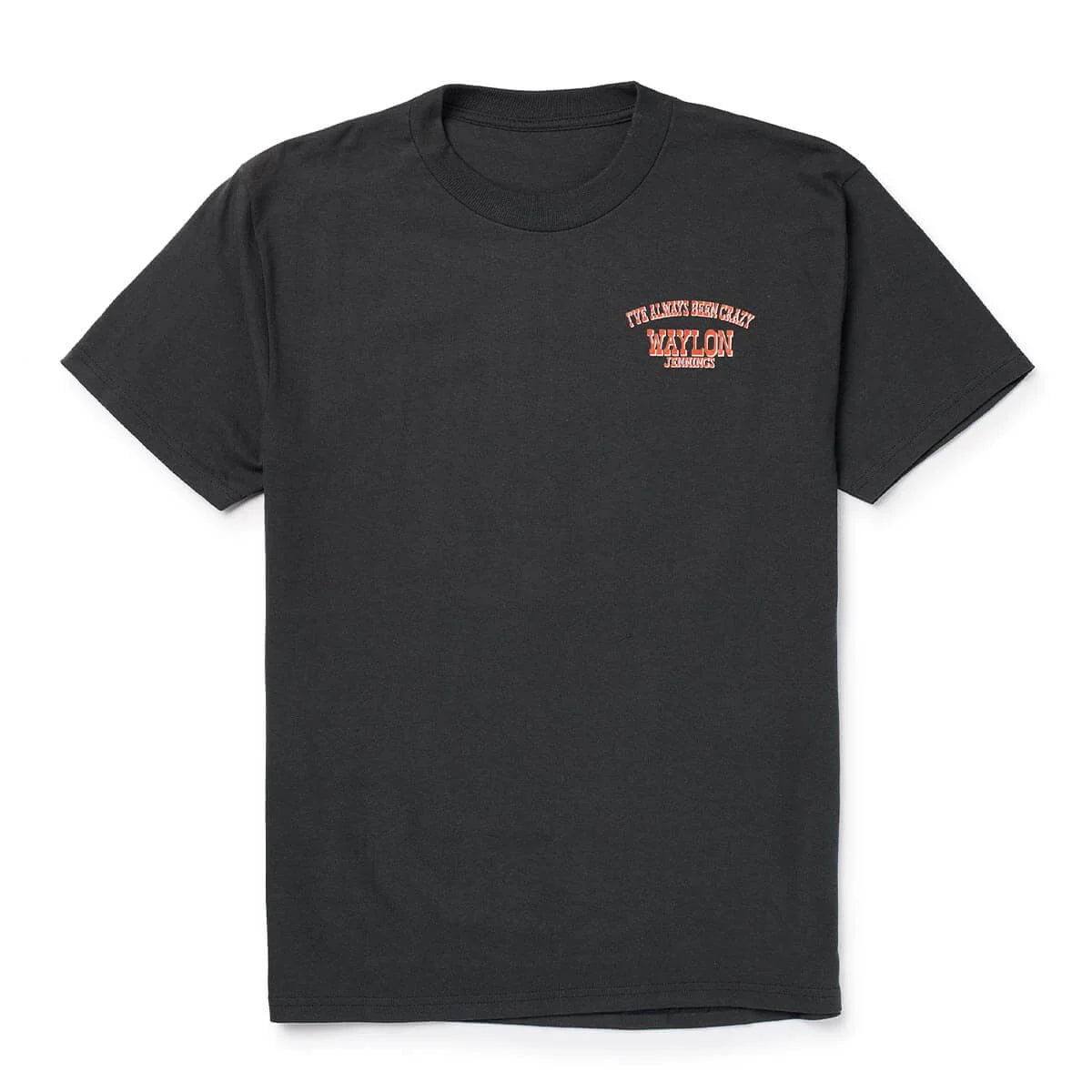 Seager x Waylon Jennings Always Been Crazy Tee - Vintage Black