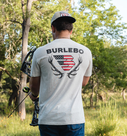 SS Tee - Elk Horn Logo - Oatmeal